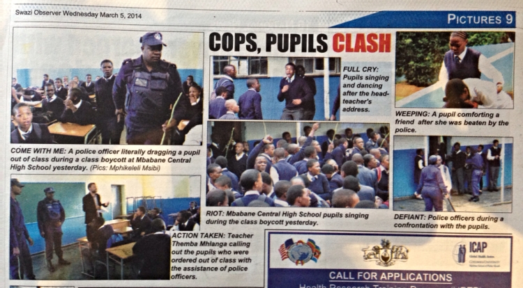 Photos from Swazi Observer, March 5 2014